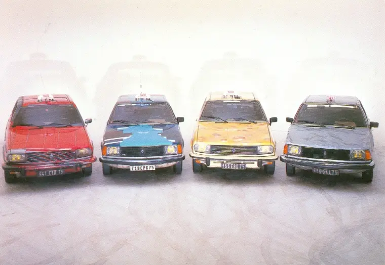 Ansicht Renault 18 "Vier taxi's"