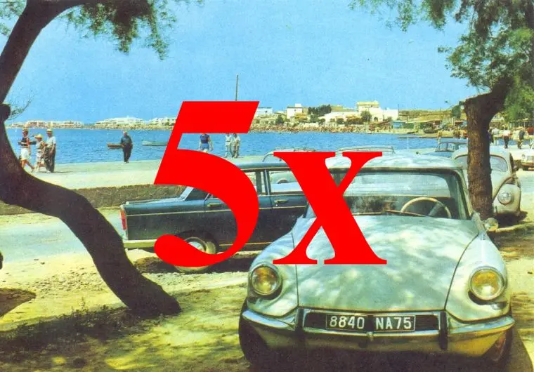 5 ansichtkaarten van €0,50 voor €2,00