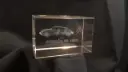 3D gravure in glas "Citroën DS 1955"