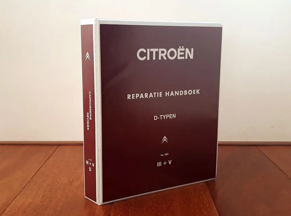 No.583-III+V: Reparatiehandboek D-typen vanaf 1965, los deel III+V