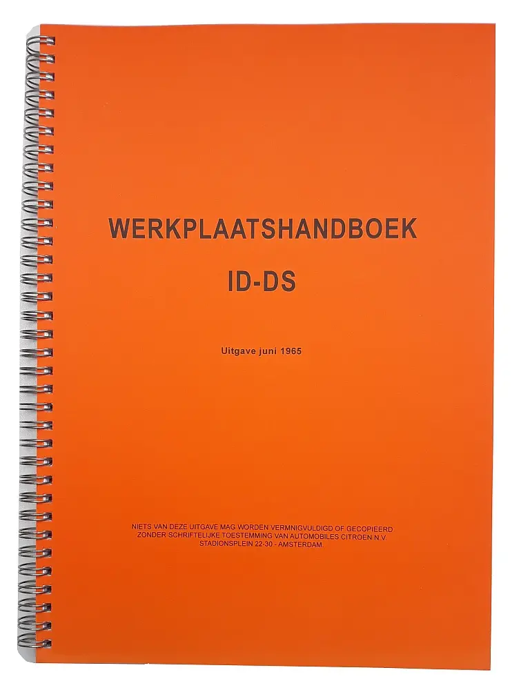 Werkplaatshandboek ID-DS - juni 1965