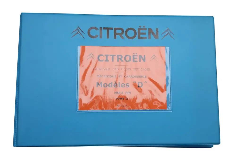 No.562-2: Onderdelenboek D-modellen 1966-1969 - Deel 2