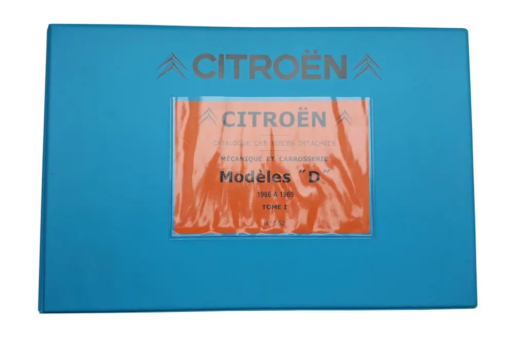 No.562-1: Onderdelenboek D-modellen 1966-1969 - Deel 1