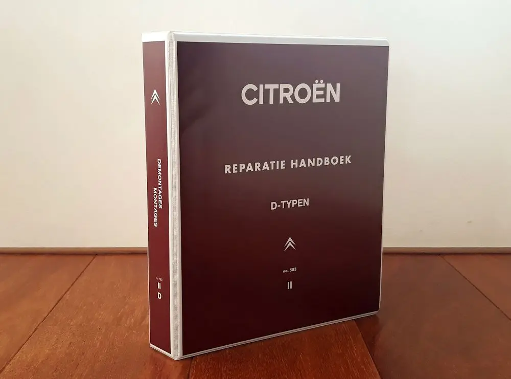 No.583-II: Reparatiehandboek D-typen vanaf 1965