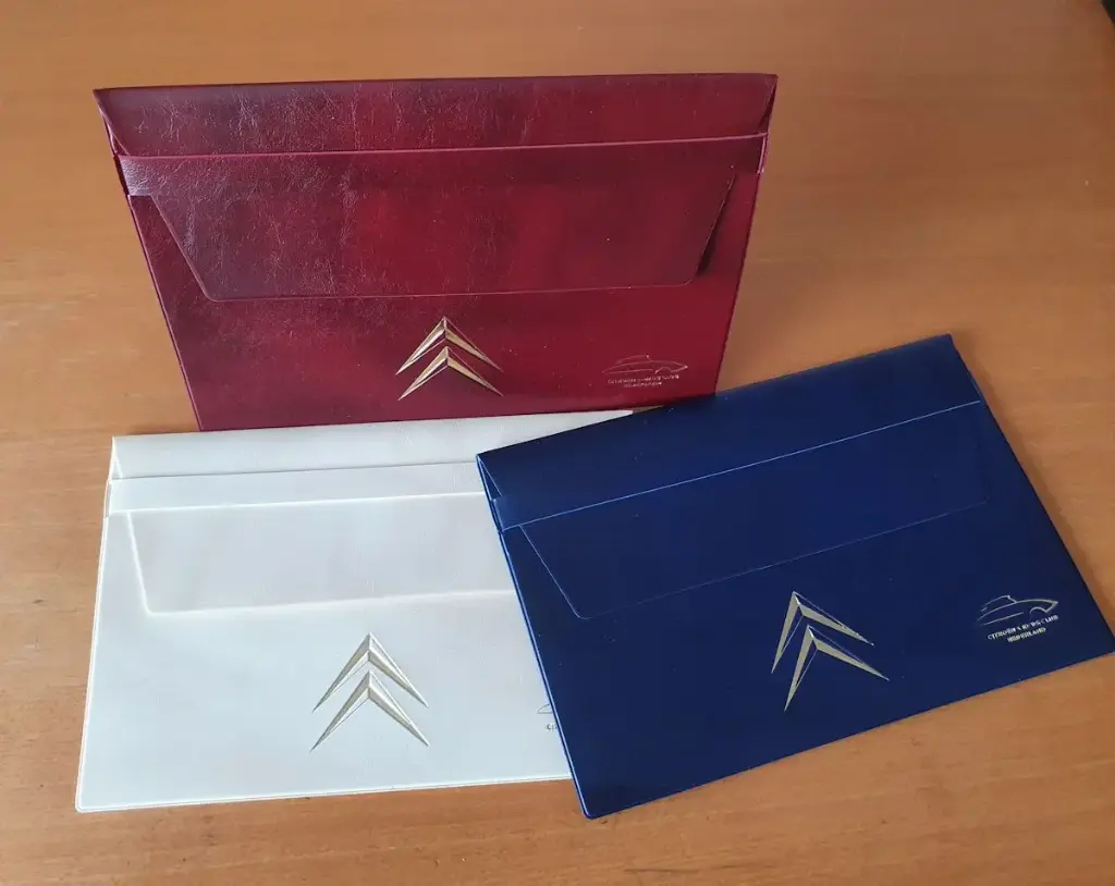 Mapje voor instructieboekje