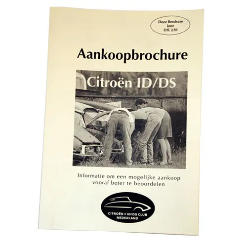 [W15651] Aankoopbrochure Citroën ID/DS