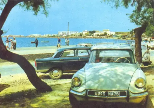 [W15890] Ansicht "Onze Auto's, een tochtje door de tijd" Strand