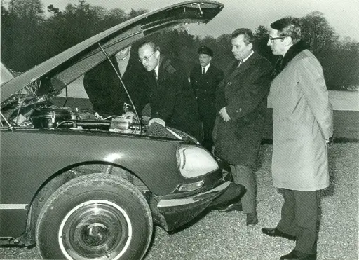 [W15941] Ansicht Citroën DS21 1968 met Prins Bernhard
