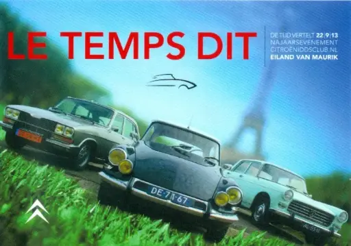 [W15974] Ansicht Najaarsevenement 2013 "Le Temps Dit"