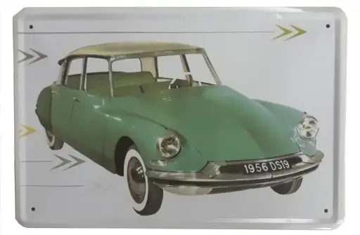 [W16031] Blikken muurschild DS19 1956