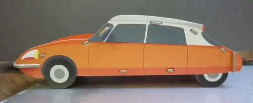 [W16044] Bouwplaat Citroën DS