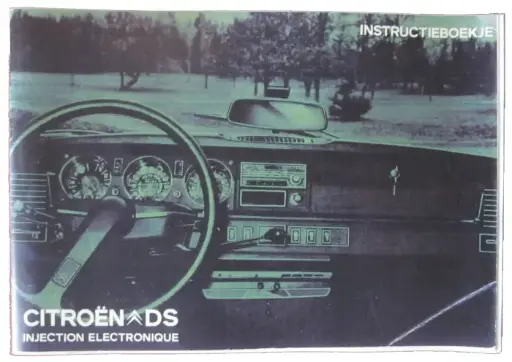 [W15687] Instructieboekje DS23 IE - december 1972
