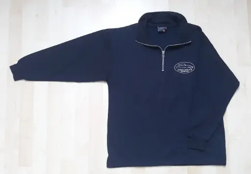 [W17030] Sweater logo ID/DS Club, donkerblauw