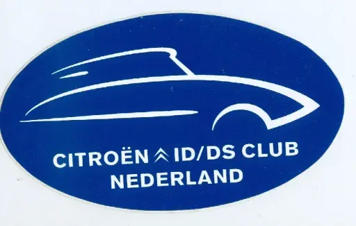[W15827] Sticker ID/DS Club, buitenzijde raam