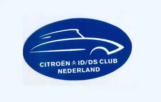 [W15831] Kleine sticker ID/DS Club, buitenzijde raam