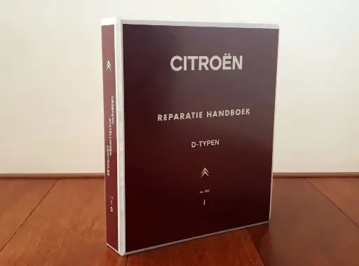 [W10227] No.583-I: Reparatiehandboek D-typen vanaf 1965, los deel I