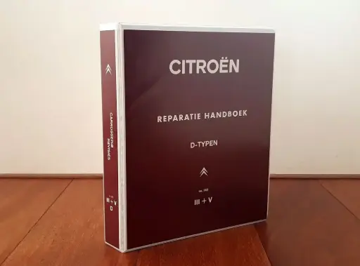 [W10231] No.583-III+V: Reparatiehandboek D-typen vanaf 1965, los deel III+V