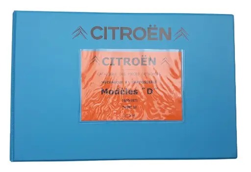 [W15709] No.604-2: Onderdelenboek D-modellen 1970-1971 - Deel 2