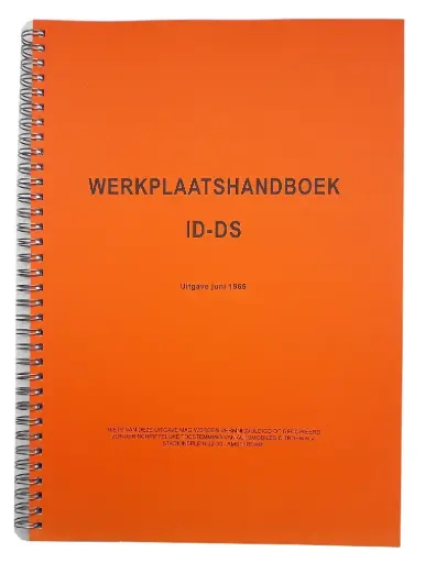 [W15717] Werkplaatshandboek ID-DS - juni 1965