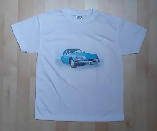 T-shirt lichtblauwe DS, kindermaat