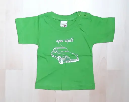 T-shirt DS "opa rijdt", verschillende kleuren, kindermaat
